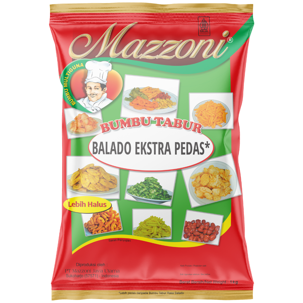 Bumbu Tabur Balado Ekstra Pedas