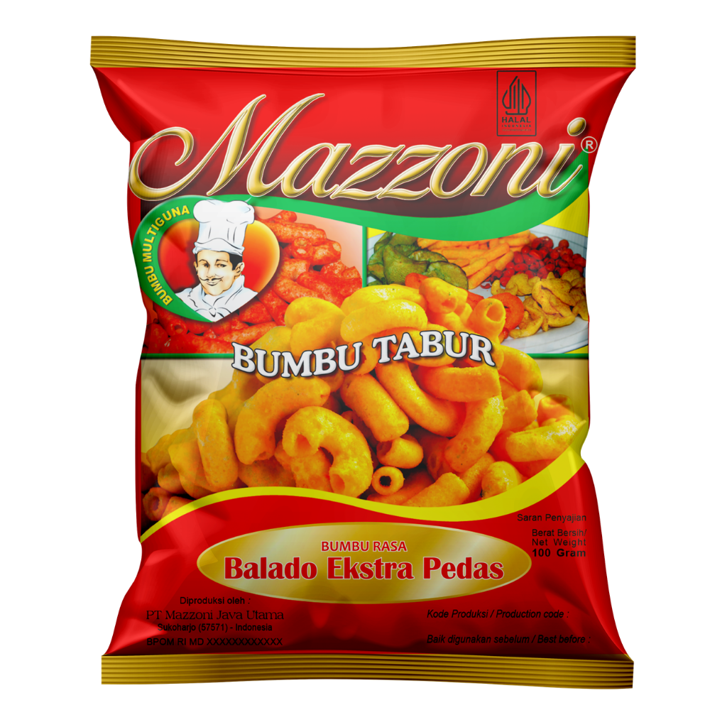 Bumbu Tabur Balado Ekstra Pedas